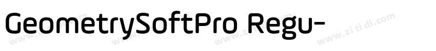 GeometrySoftPro Regu字体转换